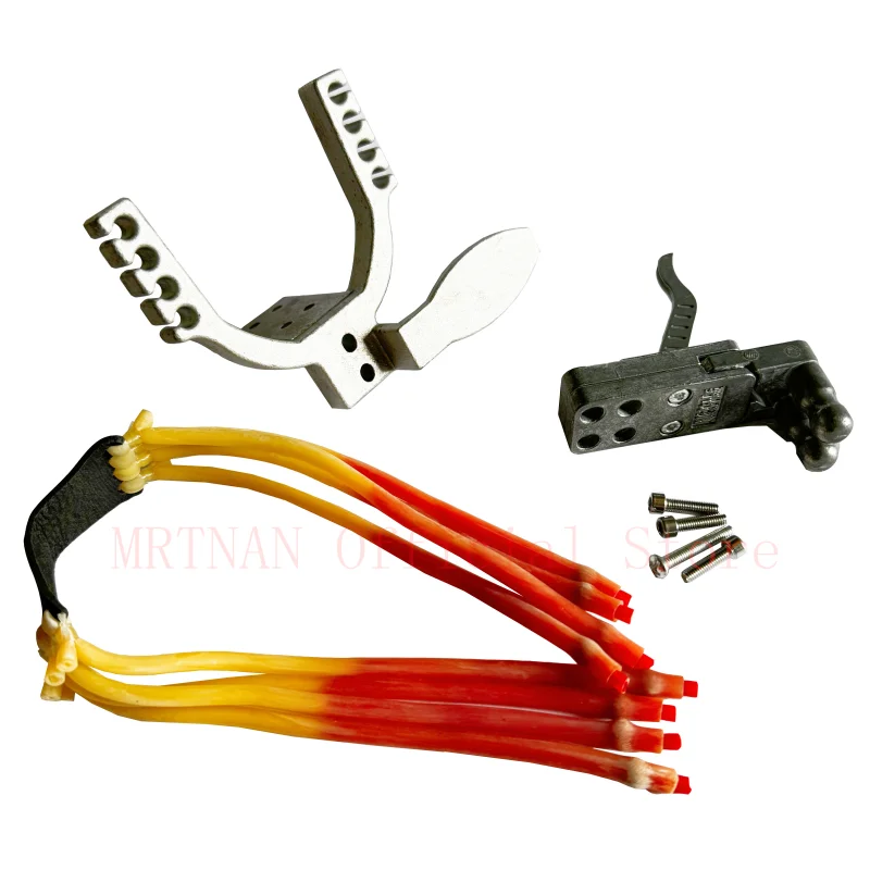 Hunting Slingshot Front Bow Gate DIY Bow Release Device High Velocity Catapult Powerful Spring Compound Accessories