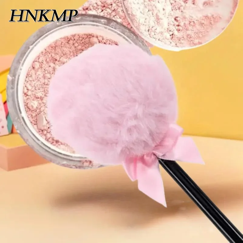 Lollipop Body Powder Applicator Plush Powder Puff With Handle Body Powder Puff Soft Makeup Tool For Face And Body Easy To Use