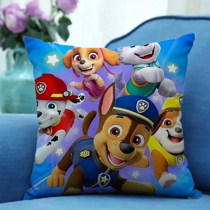 PAW Patrols Pillow Cases Anime Print Pillow Covers Cute Cartoon Pillow Cases Bedroom Room Home Decoration kawaii Birthday Gift - view 5