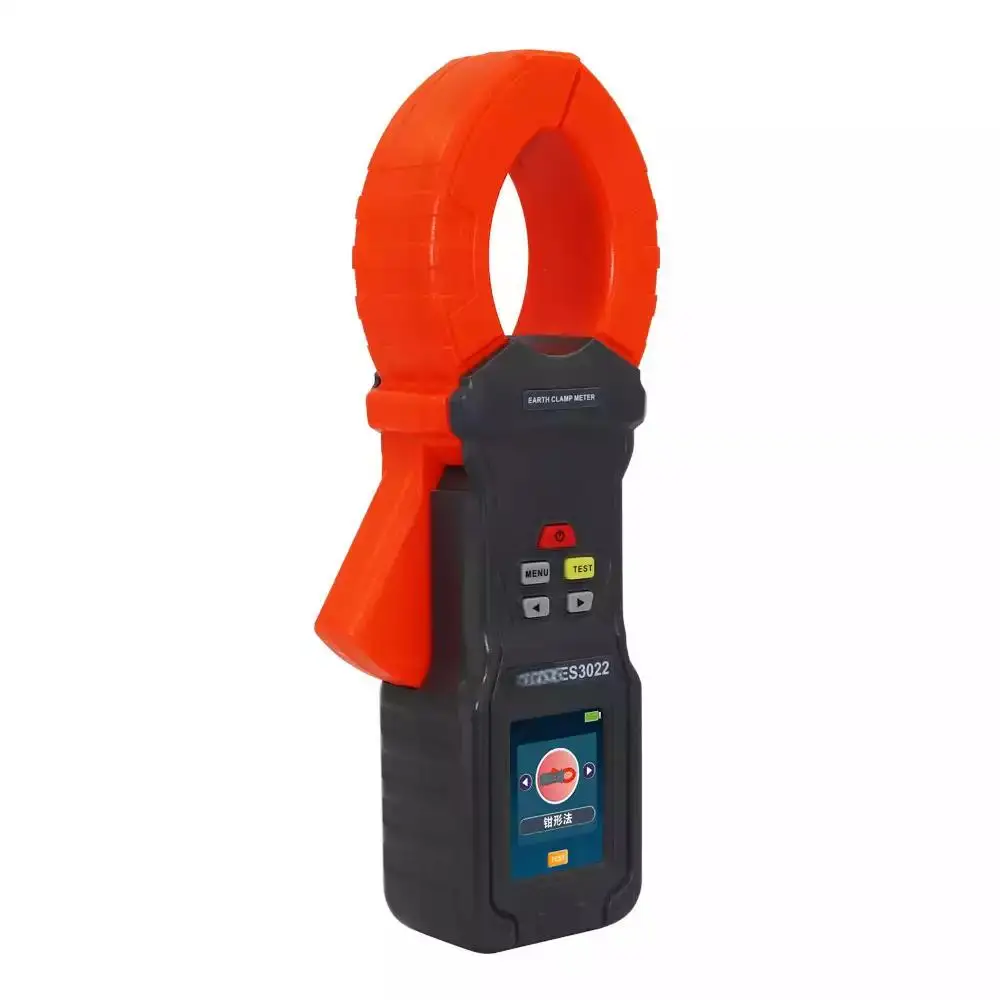 Grounding Resistance Tester with Ground Stake and Clamp, Loop Resistance Tester