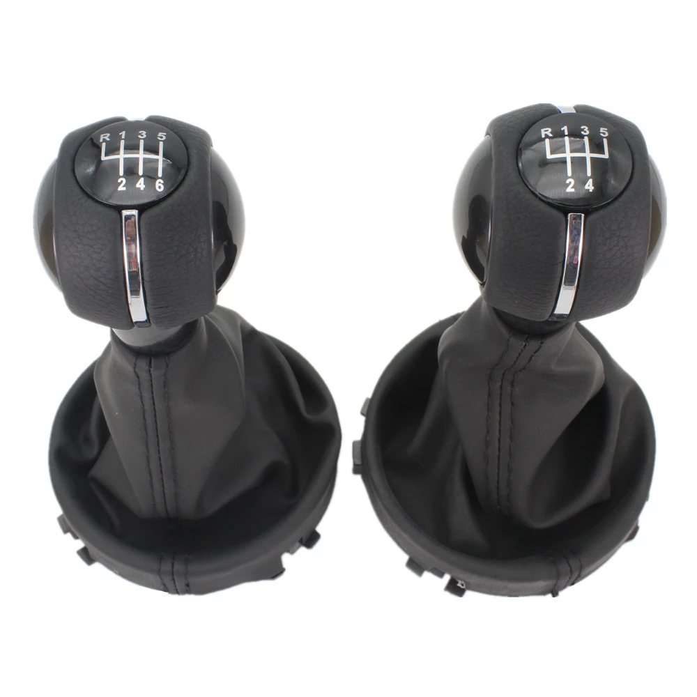 Leather 5/6 Speed Gear Shift Konb For MINI Cooper R56 Hatchback  R57 Convertible  R58 Coupe  R50