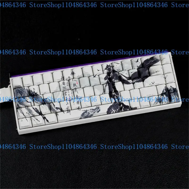 5ASD 60% 68% Mechanische toetsenborden KeyCaps PBT legendes Chusen Art ANSI s compatibel