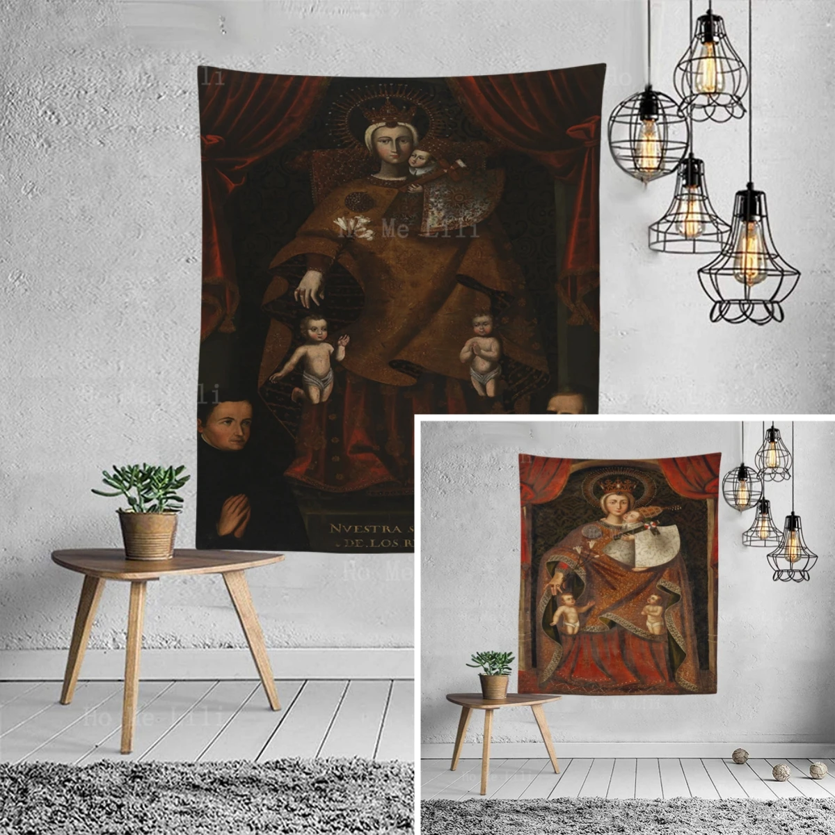 The Forgotten Virgin And Holy Babies In The Eighteenth Century Tapestry For Livingroom Decor