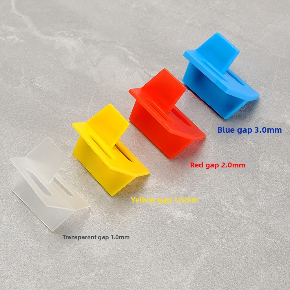 100pcs Tile Spacers Clips  For Floor Wall Tile Gap Leveling System  Construction Tools Reusable Tile Leveling Clips 2026 New