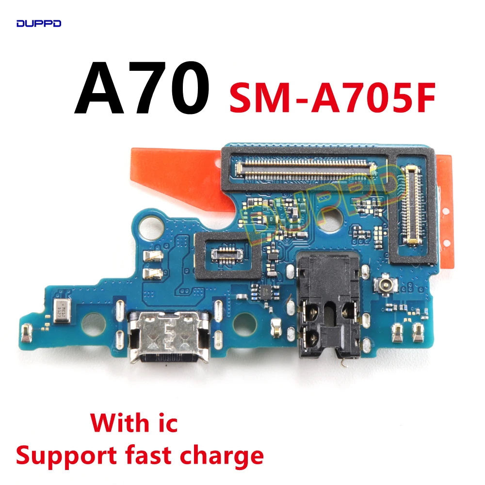 USB Charger Dock Connector Board Charging Port Flex For Samsung Galaxy A70 A705F A705 Mainboard Motherboard Flex Cable Main