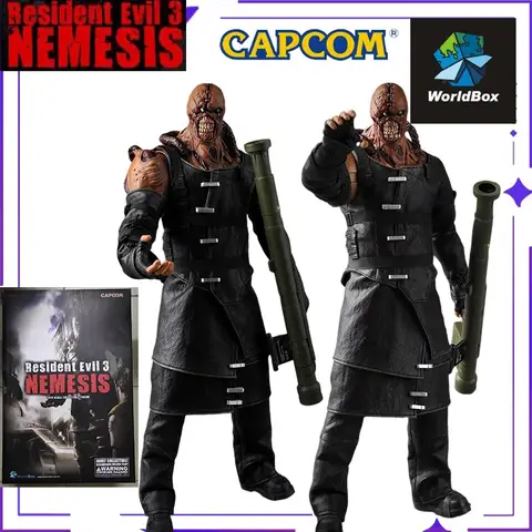 [in Stock] WorldBox Original Authentic CAPCOM/Insider Evil 3/BOSS/Remesis/Game Product Doll Model Handmade Toy Gift Collection