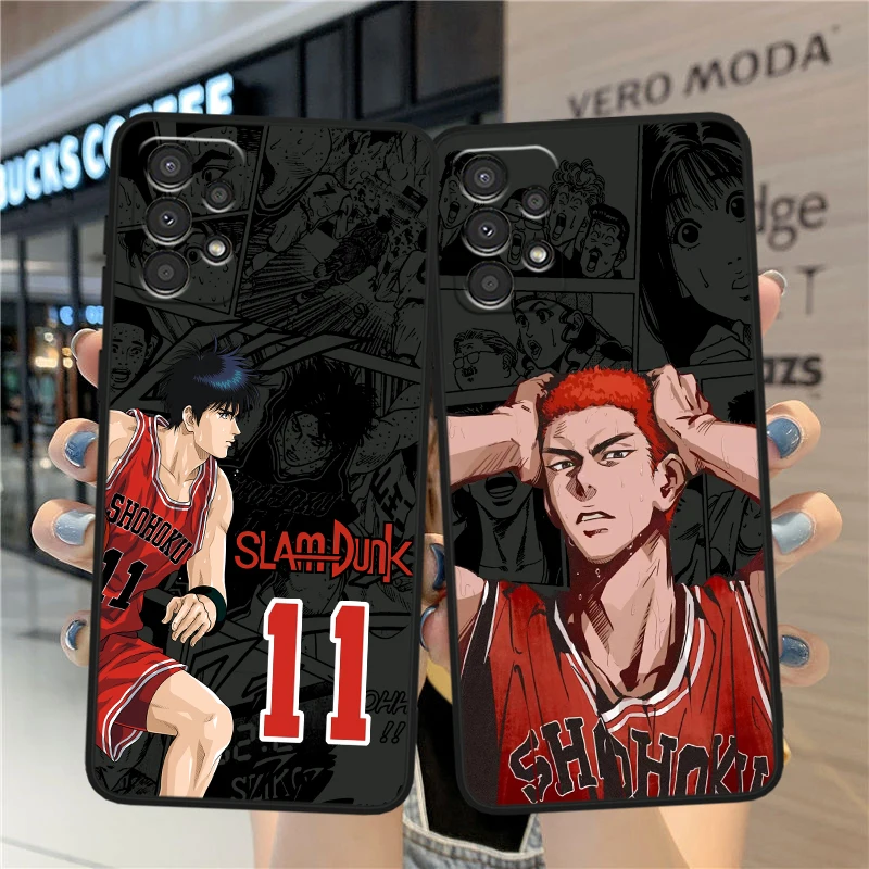 S-lam D-unks Anime For Samsung A90 A80 A70S A60 A50S A40 A30S A20E A20S A10S Silicone Black Phone Case