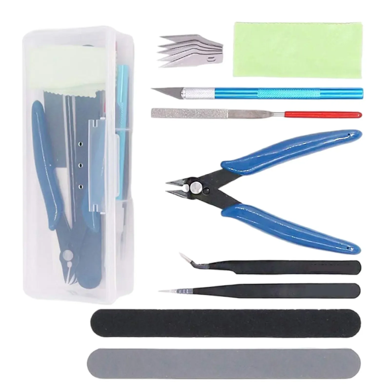 

9Pcs Modeler Tools Kit For Car Toy Gundam Model Building DIY Repairing Essential Craft Set Combination Toolbox