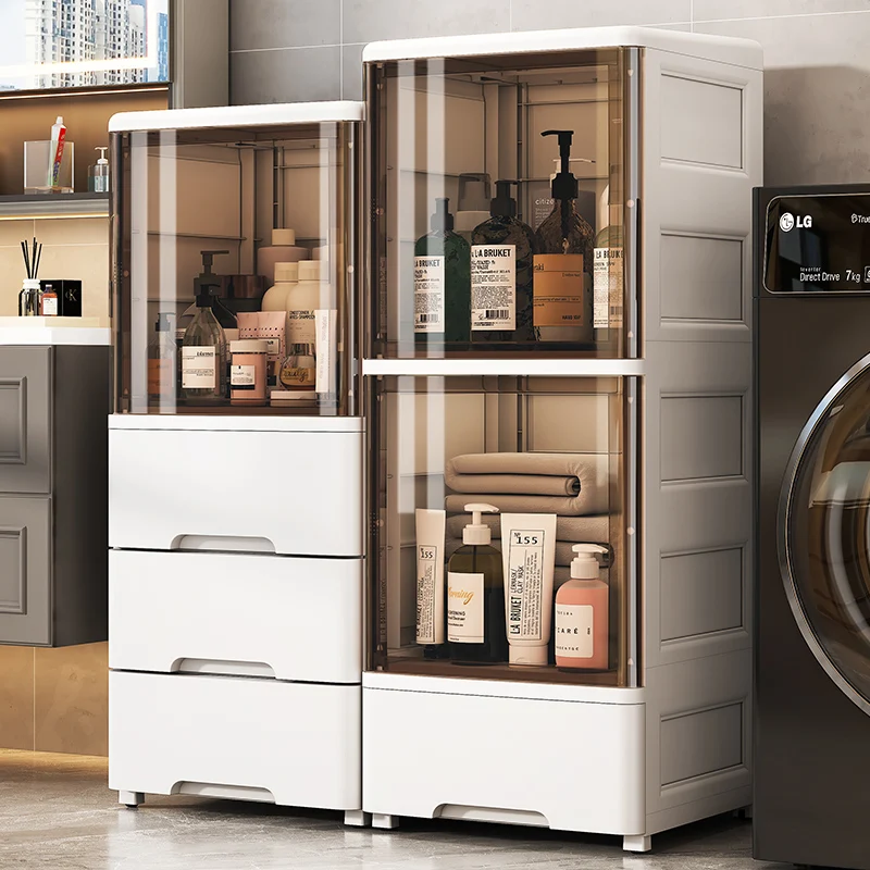20/25/36cm sandwich storage cabinet drawer type kitchen gap multi-layer bathroom narrow storage cabinet shelf