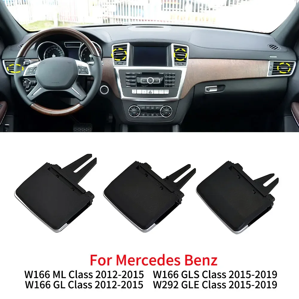 

For Mercedes W166 X166 W292 Car Front Rear AC Vent Grille Air Conditioning Outlet Repair Accessory For Benz ML GL GLE GLS Class