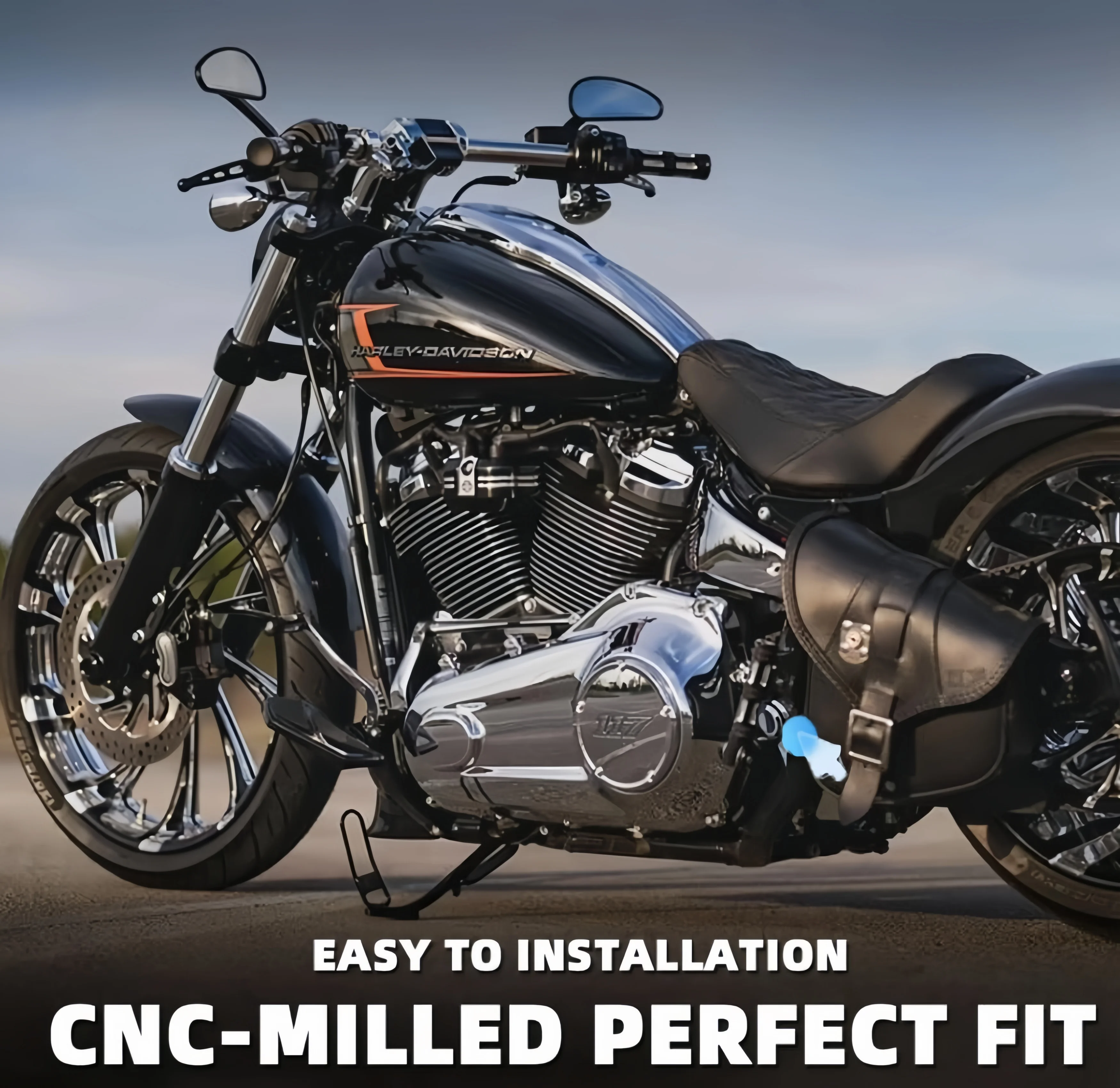 Motorcycle Rear Axle Nut Covers Caps Black CNC Aluminum For Harley Davidson Softail Low Rider ST FXLRST 2018-2026