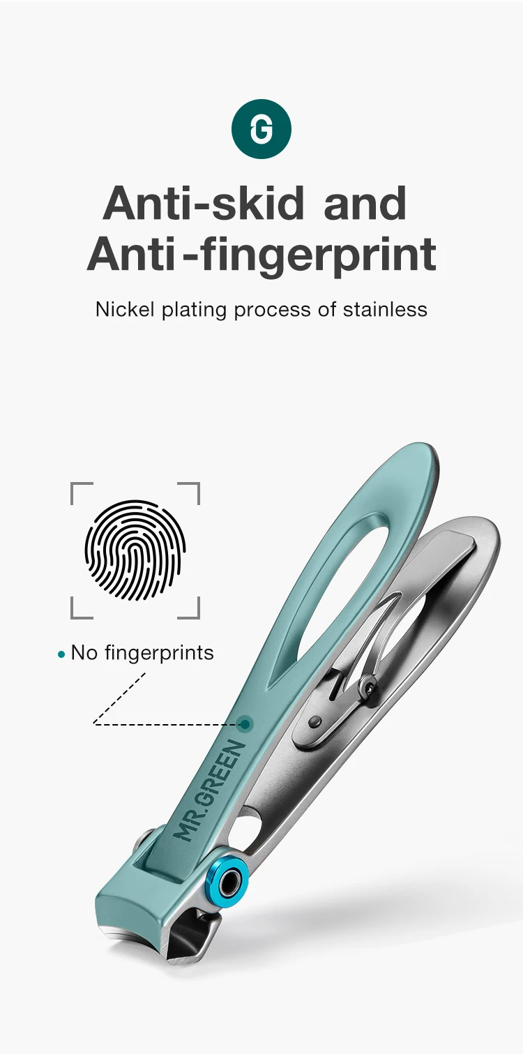 MR.GREEN Nagelknipser mit breiter Öffnung, Nagelwerkzeug aus Edelstahl für dicke und harte Nägel – Detail 8