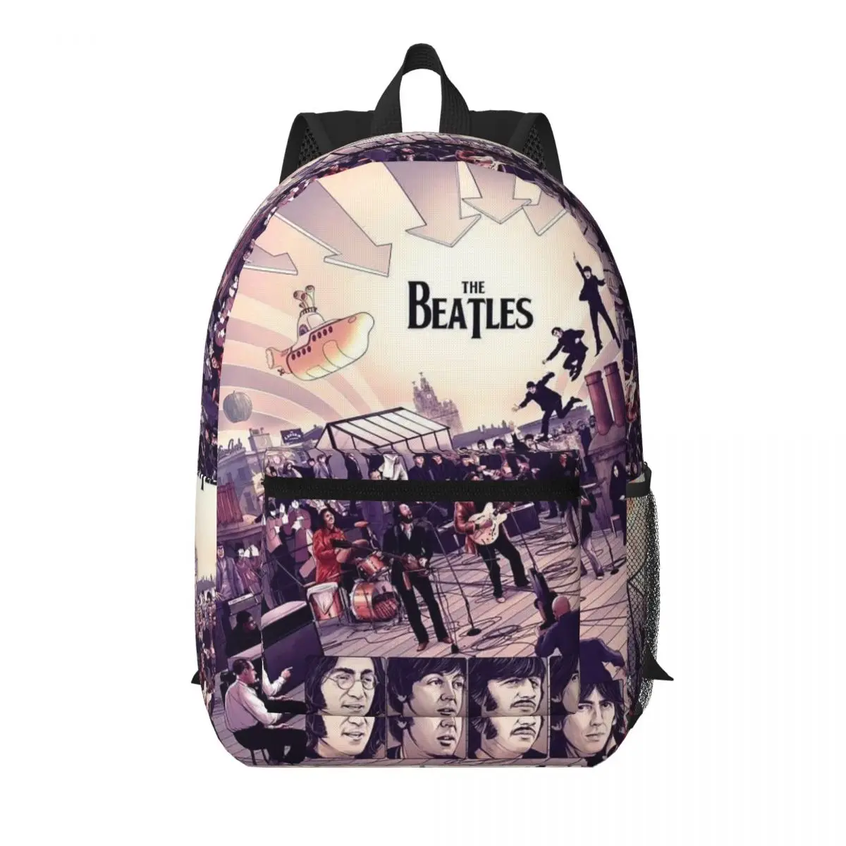 

Beatle Submarine Student Backpack School Bag Hiking Travel Daypack for Boys Girls Bookbag Shoulder Bags