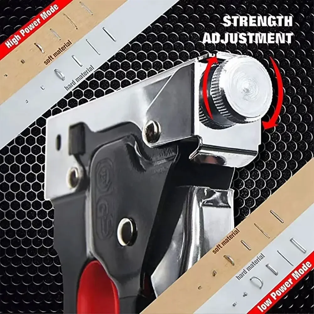 مجموعة مسدس مسامير دباسة 3 في 1 للتثبيت تتضمن 3000 قطعة من الدبابيس أدوات متينة متعددة الوظائف للمنزل الاحترافي