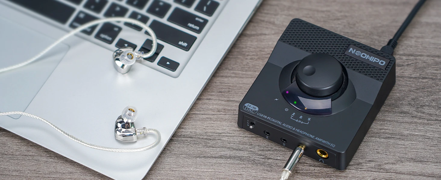 NEOHIPO H1 USB Gaming DAC Kopfhörer AMP Für PS5/PC/MAC Tragbare Kopfhörer Verstärker Unterstützung 3,5 MM/6,35 MM/Mic/EQ – Detail 6