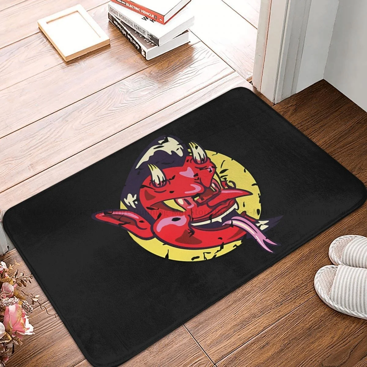 Diablo 4 Game Anti-Slip Doormat Bath Mat FUN Devil Balcony Carpet Welcome Rug Bedroom Decor