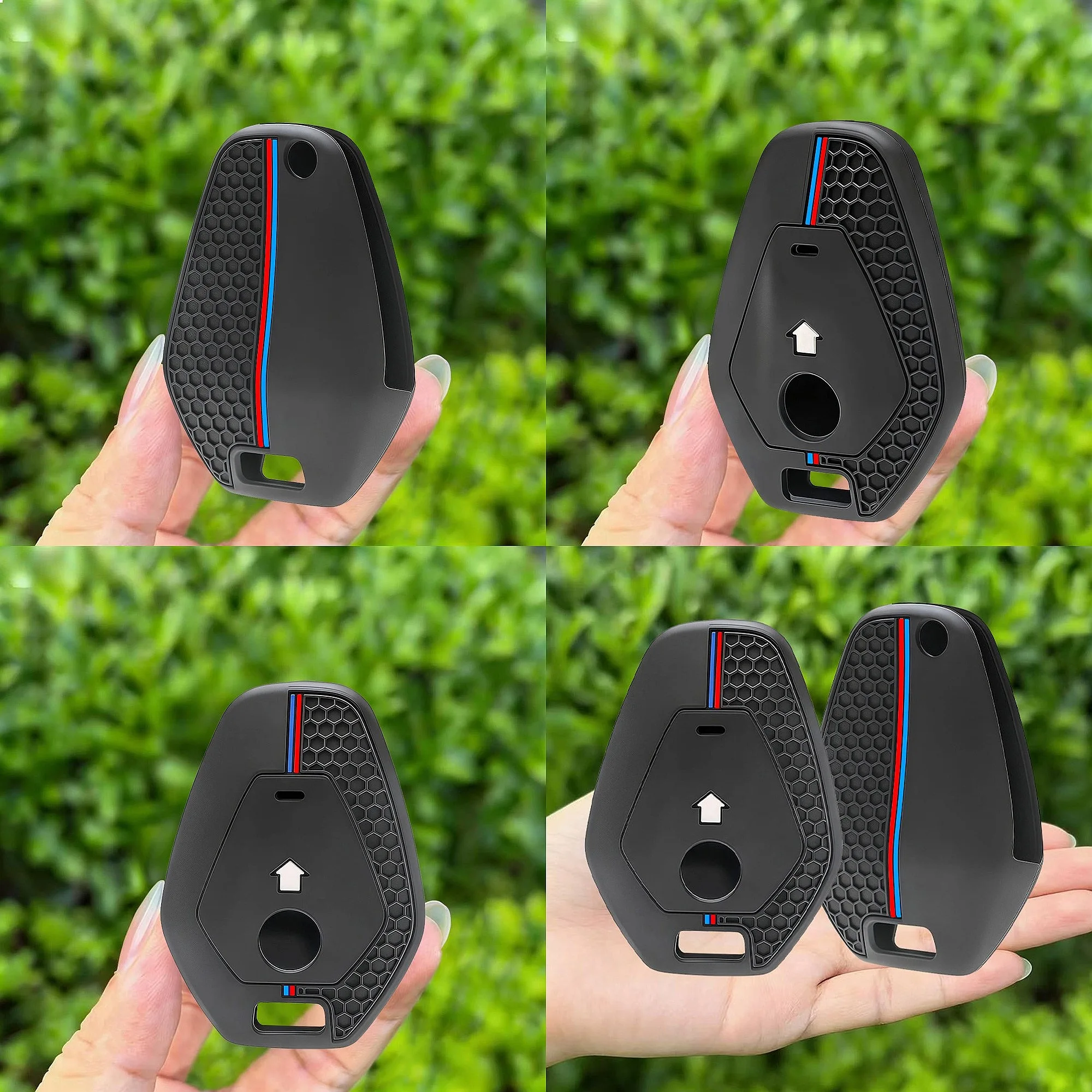 Motorcycle Silicone Key Case Cover Shell Fob for BMW R1300GS R1250GS ADV Adventure Bike Car Key Fob Cover
