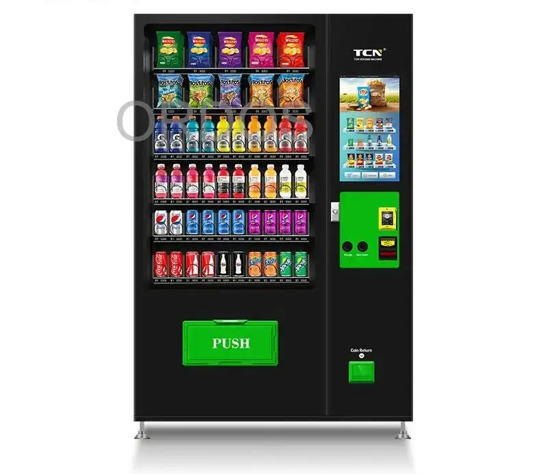 Looking For Agent Combo Snack Cold Drink 22 Inches Touch Screen Vending Machine Combo Beverage Vending Machine