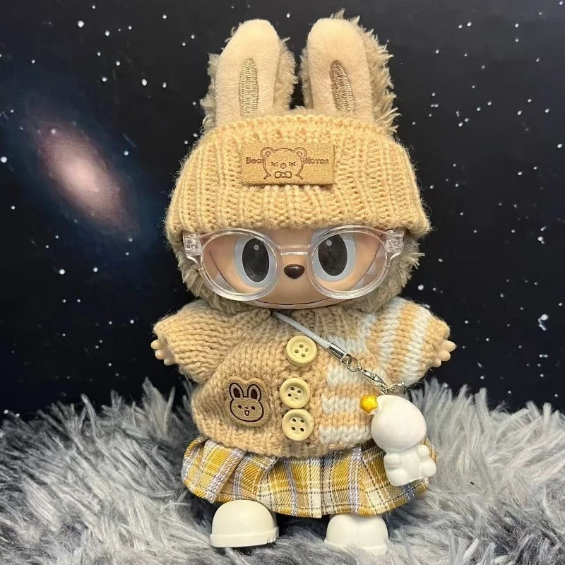 

Милая одежда для 17 см с подвеской LBB, плюшевые хлопковые игрушки, одежда для самостоятельного изготовления, одежда для кукол, юбка, футболка, комплект, комбинезон с животными, подарок на день рождения