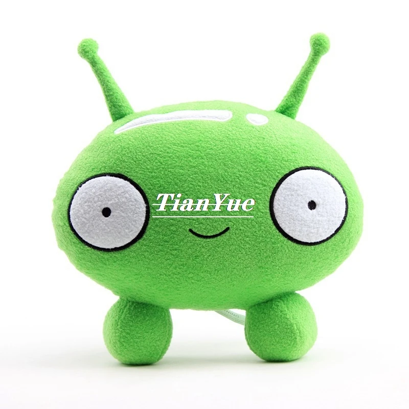 Cute Final Space Green Mooncake Children Stuffed Xmas toy Doll Birthday Gift For Kid 25cm