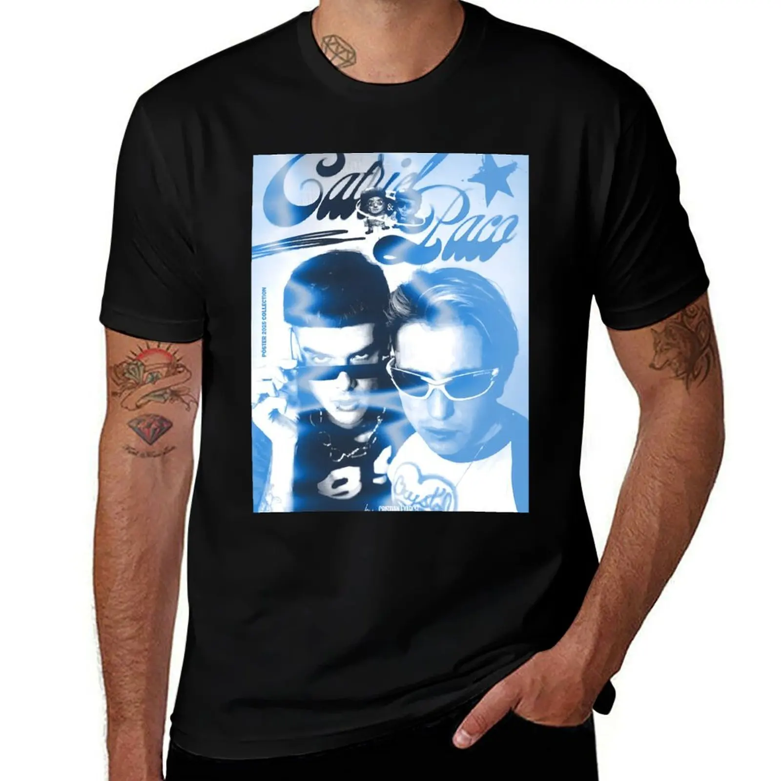 

Ca7riel & Paco Amoroso – Urban Fusion Fan Art Print T-Shirt anime shirt summer top graphic shirts Men's t-shirts