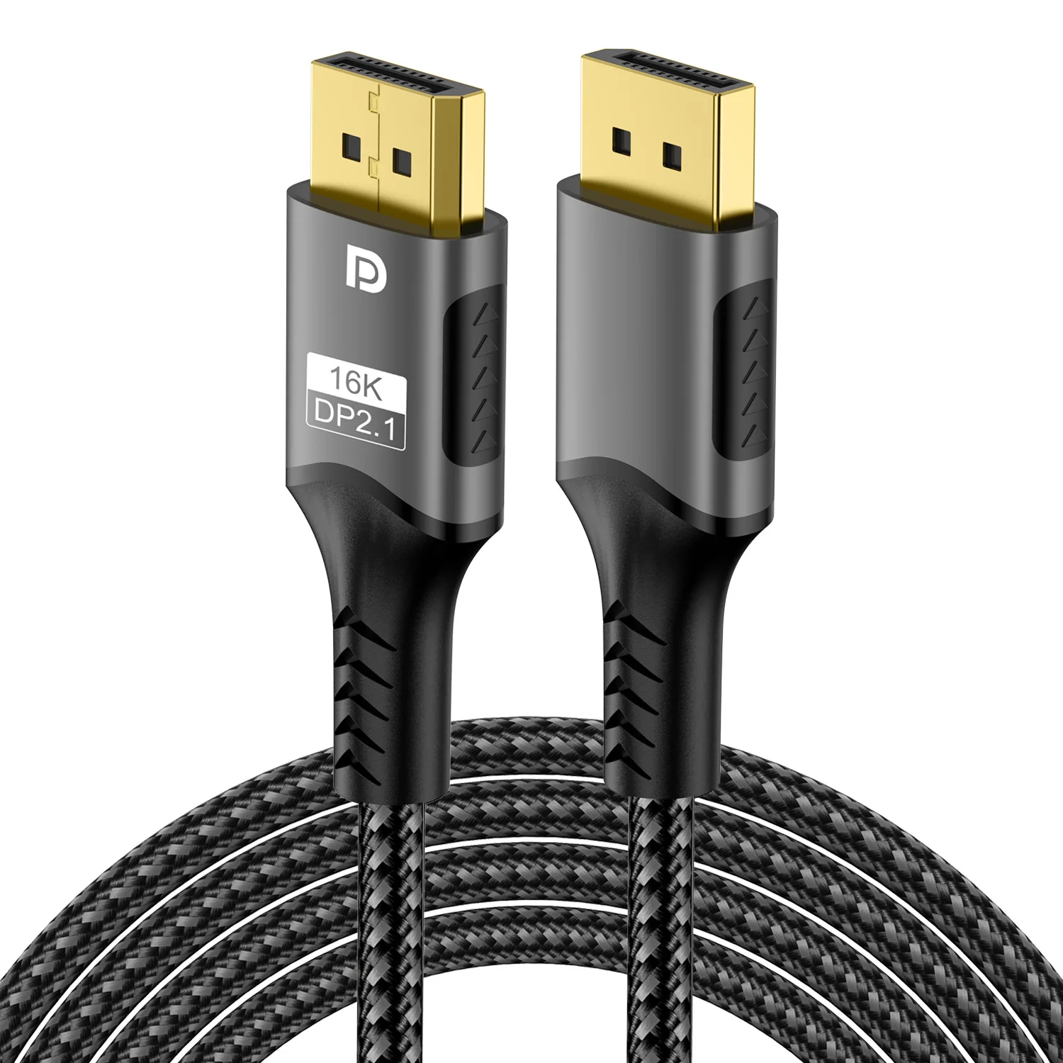 80Gbps Displayport 2.1 Cable 16K@30HZ DP Cable 8K 120Hz 4K 240Hz Ultra HD Video Audio Cable for Laptop TV Xbox Projector Monitor
