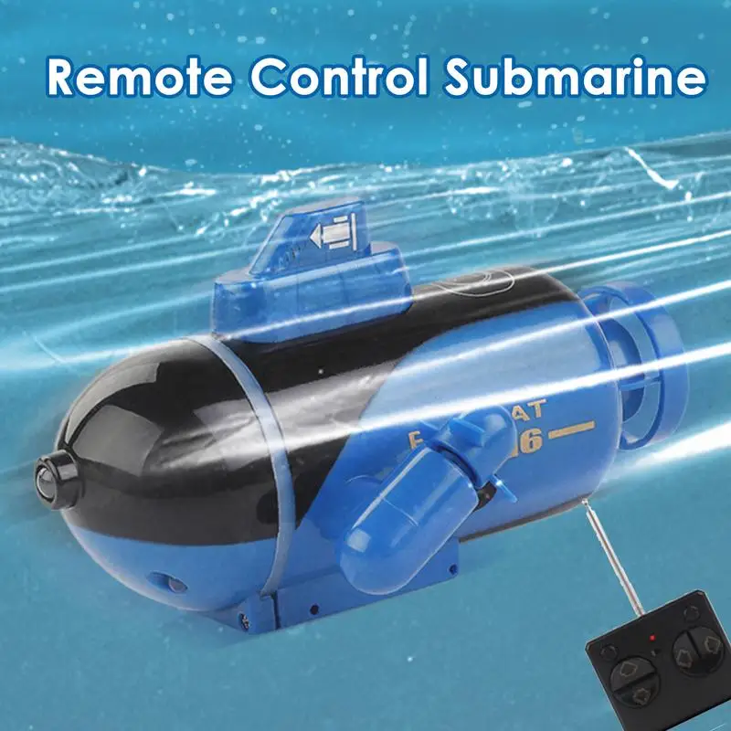 Submarino de controle remoto rc barco de corrida navio à prova dwaterproof água recarregável rc submarino brinquedo água para mergulho em piscinas lagoas