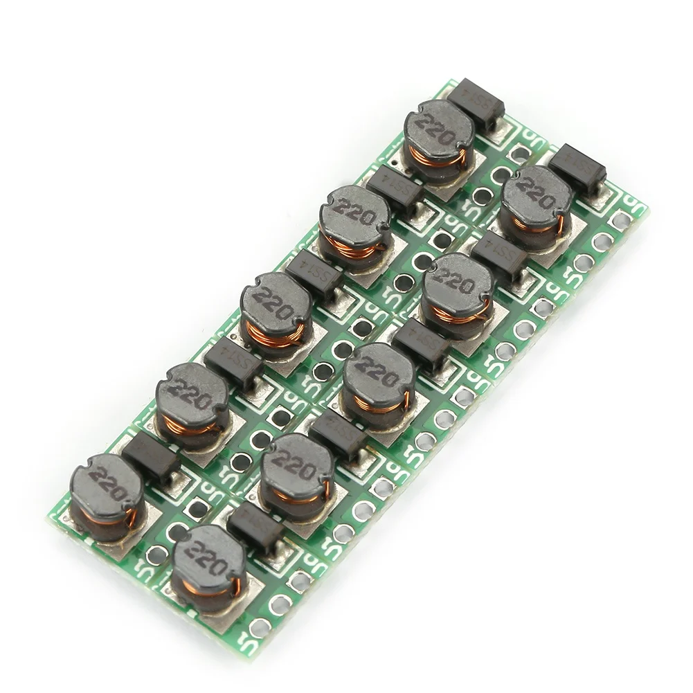 10Pcs 1.5V 1.8V 2.8V 3V 3.3V 3.7V 4.2V to 5V DC-DC Boost Converter Module T64