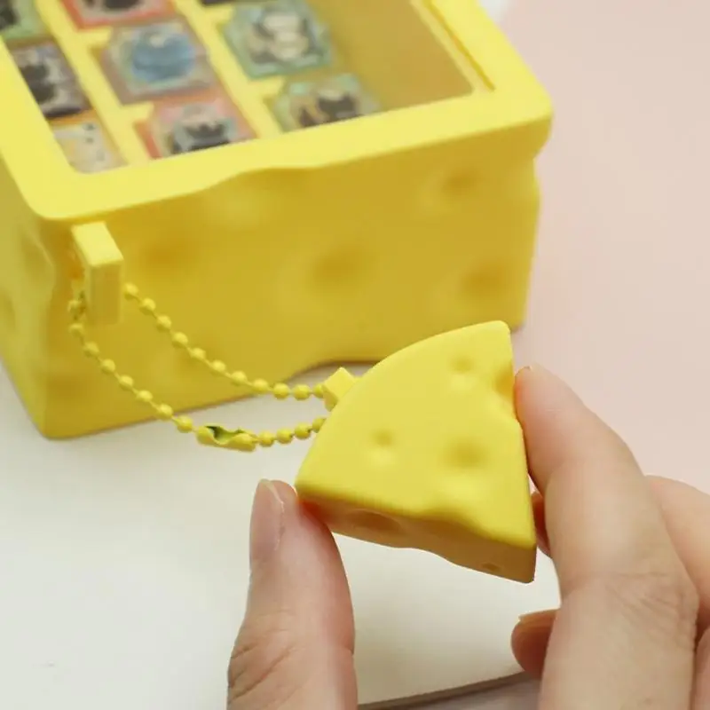 Custodia per tasti a forma formaggio, leggera per viaggiare e riporre facilmente 896C