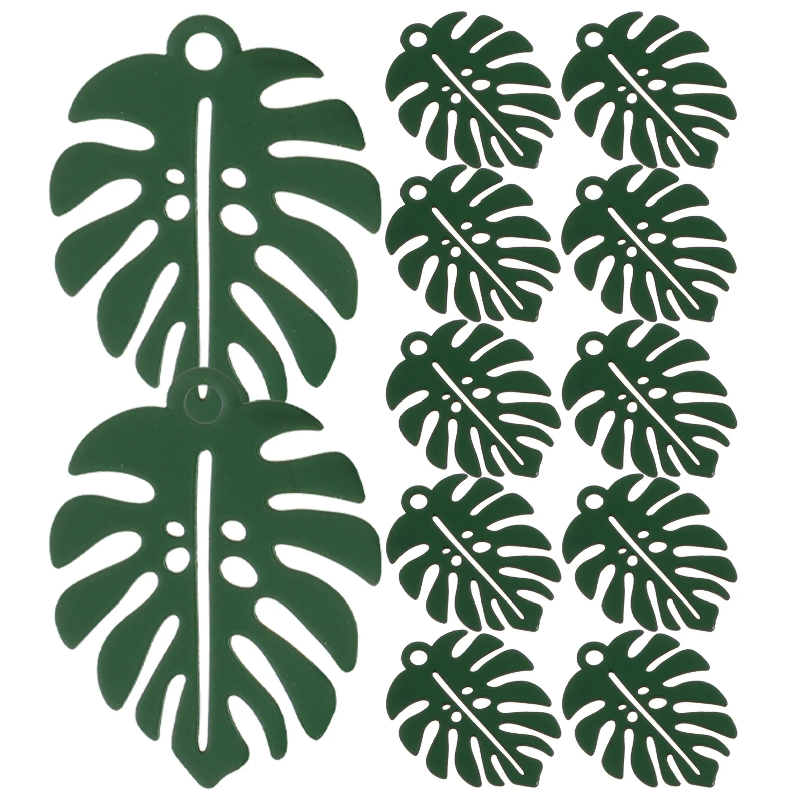 

50 шт. винтажных подвесок-листочков из сплава для изготовления украшений, фурнитура для создания ожерелий, материалы для рукоделия