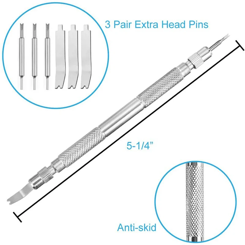 Watch Link Remover Kit Spring Bar Tool Watch Band Tool And Watch Strap Link Pins For Watch Repair And Watch Band Removal