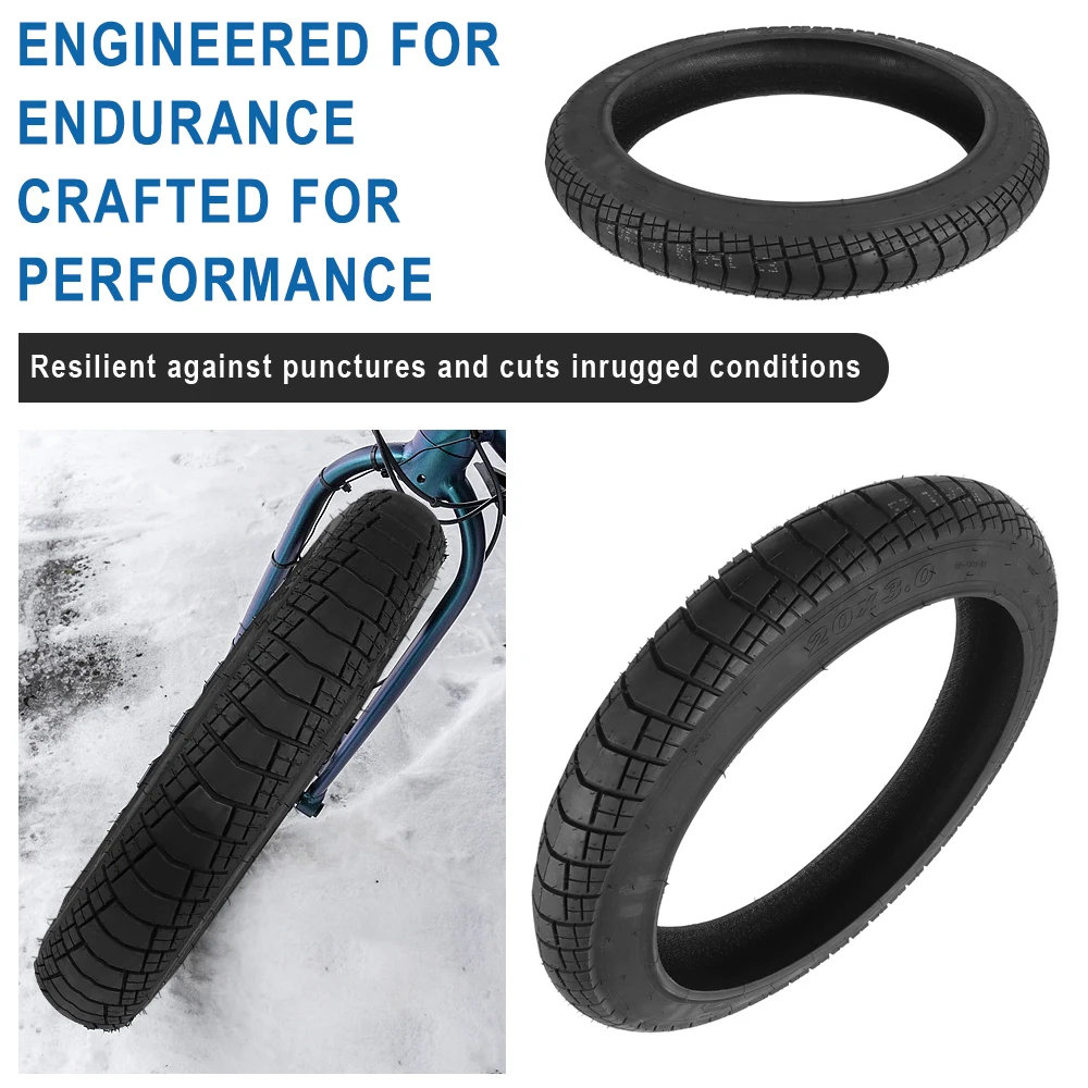 

Off-road Fat Tire Electric Bicycle 20x3.0 20 Inch Fat Tire for Harley Beach Bicycle 20*3.0 Fat Tire Mountain Bike Tyre Part