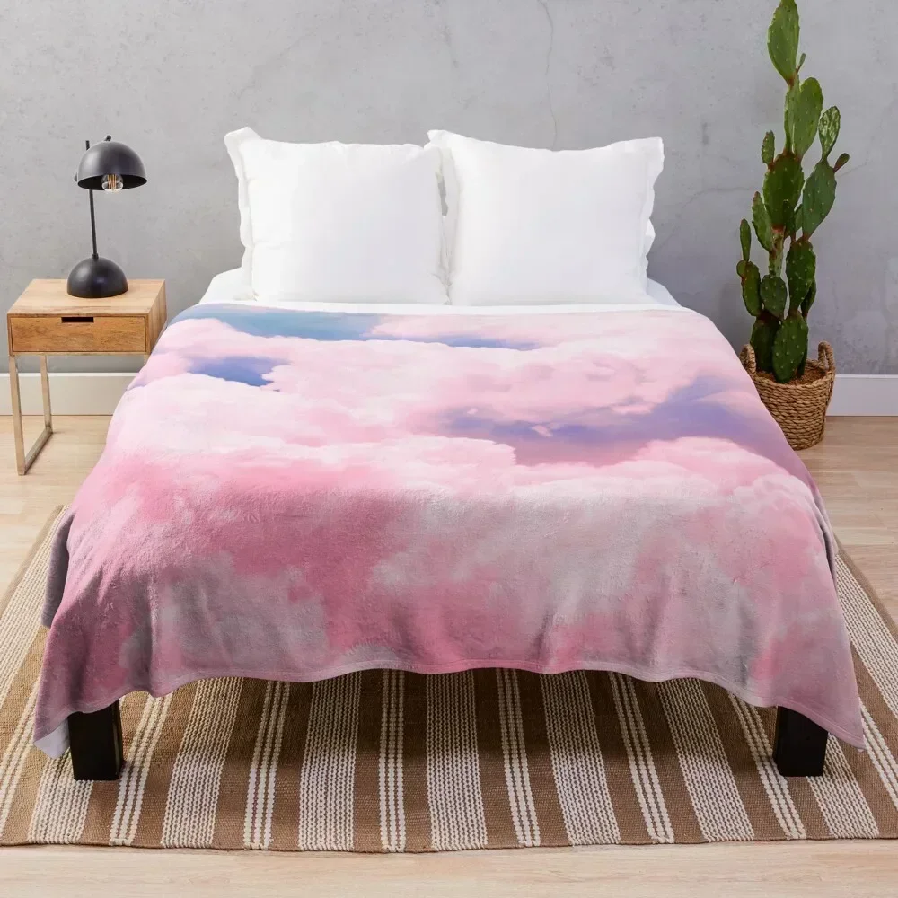 

Candy Sky Throw Blanket Warm Comfortable Blanket for Office Napping