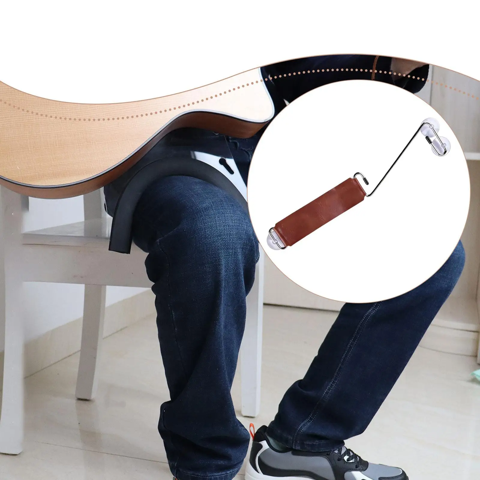 

Подставка для ног для электрогитары, деревянная, эргономичная, портативная, для игры на гитаре