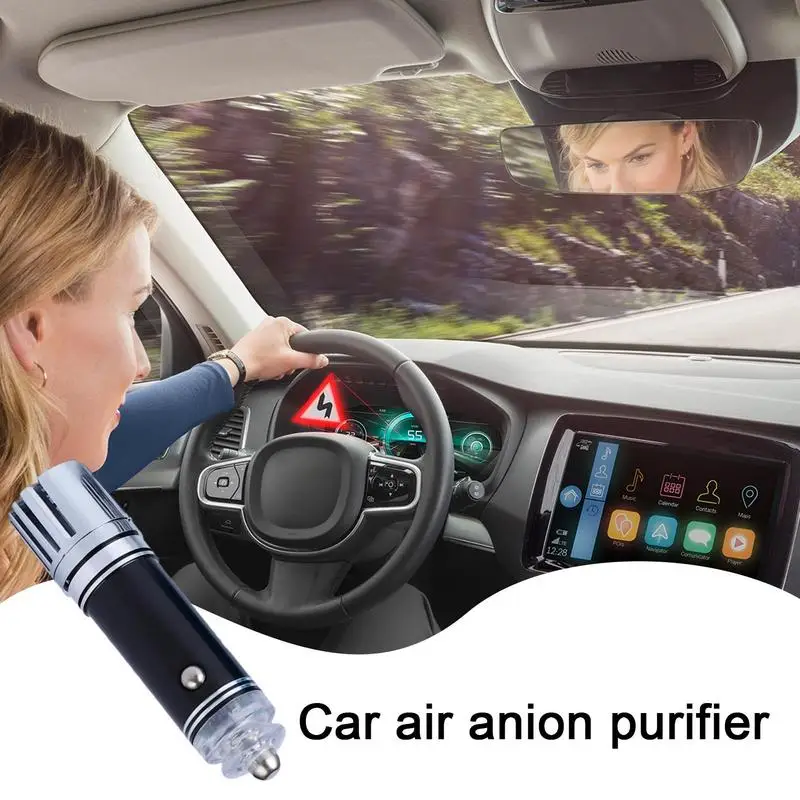 

Car Air Purifier Ionizer Mini Odor Eliminator Car Air Ionizer Powerful Deodorizer Car Accessories Neutralizes Smokes Suitable