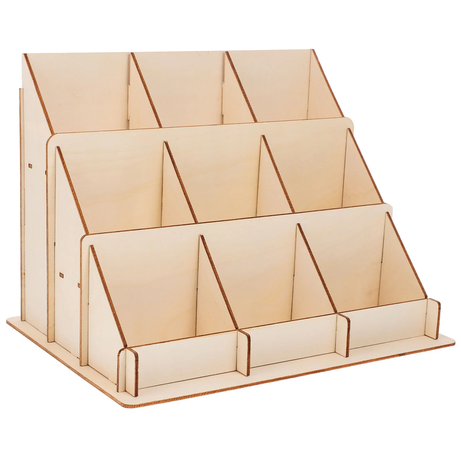 

Wooden Card Display Stand Shelves Postcard Stands for Vendors Business Rack Retail Racks Stationery