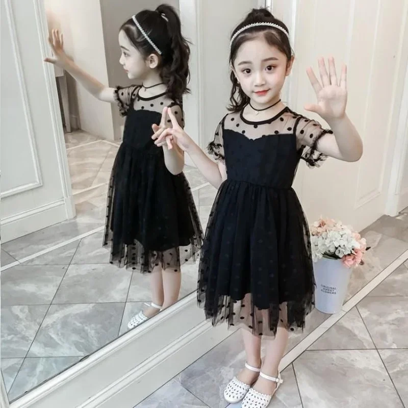 

Girls Summer for Dresses 2024 Children Princess Dress Girl Summer Beach Party Dresses Teenage Girl Clothing for 4 7 10 12 Years