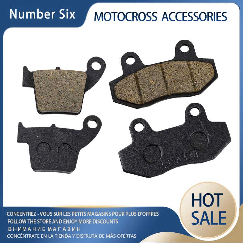 

Brake Disc Off-road Motorcycle Front And Rear Brake Pads For KAYO T4 T6 K6 X2 K16 K18 Brake Pads Front And Rear Calipers