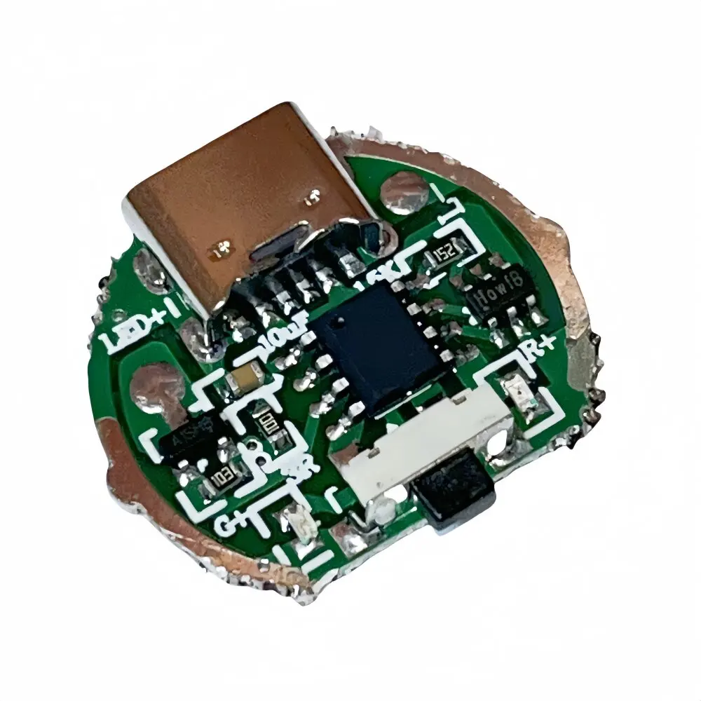 Two-speed driver board torch accessories circuit board circuit board with switch charging integrated board suitable for 10 watt