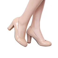 Elegant Fashion Big Size 31-48 4 Colour New Spring Autumn Women's Pumps High Heels Party Office Shoes 222-7