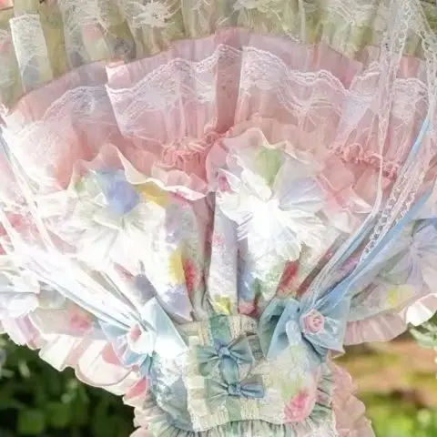 

Girls' Lolita Dress Girl's Sweet Princess Dress Children's Summer New Tutu Skirt Children's Spring Autumn Bottoming Shirt Tops