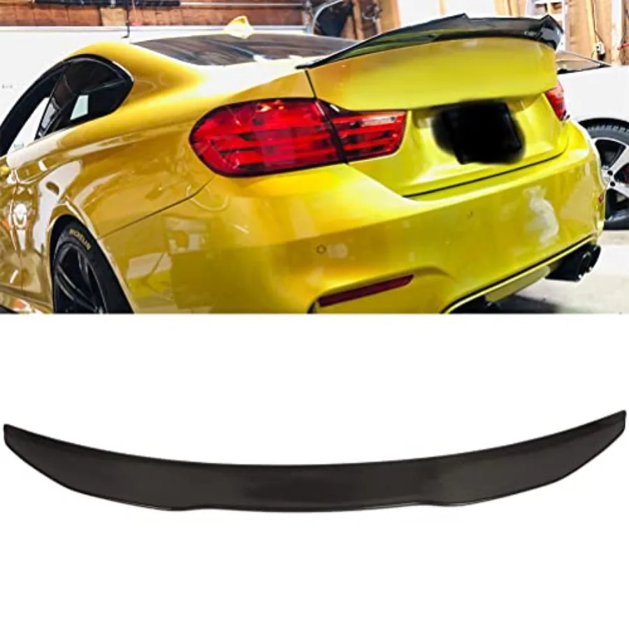 

Спойлер-крыло в стиле PSM для BMW F82 M4 Coupe 2015-2019 годов, из углеродного волокна, глянцевый черный, задний спойлер на крышку багажника