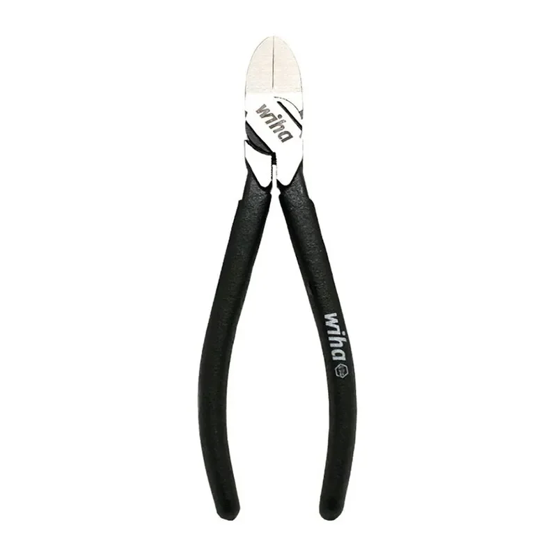 Wiha 45851 Black Forest Diagonal Pliers 160mm Long No-slipping Slim-design Cutting Tool Easy Cutting Long Service Life