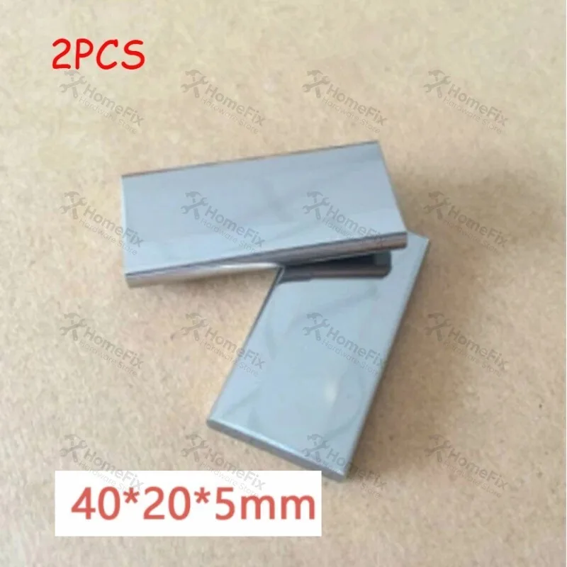 2PC Low Speed Wire Cut EDM Upper Lower Power Contacts 5*20*40mm Replacement Consumable Parts