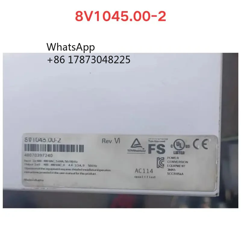 Used 8V1045.00-2 Servo driver Functional test OK