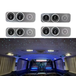 Car Ceiling Air Outlet For Mercedes Benz V-Class W447 Vito V260 V220d V250 Roof Decoration Vent Nozzle ABS Metal Modified Parts