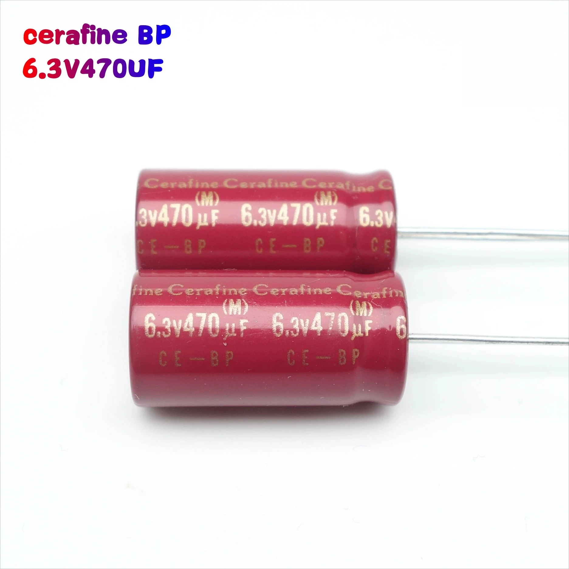 2pcs for Cerafine Non‑Polar 6.3V 470UF Discontinued Premium Audio Capacitor