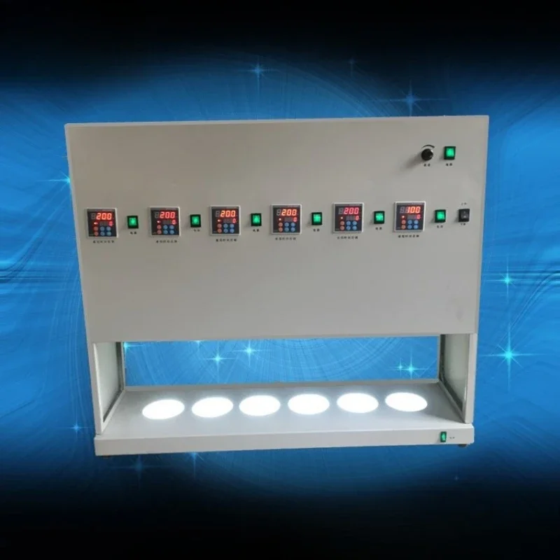 JJ-6D six-way asynchronous electric agitator, coagulation test agitator, six-way coagulation agitator