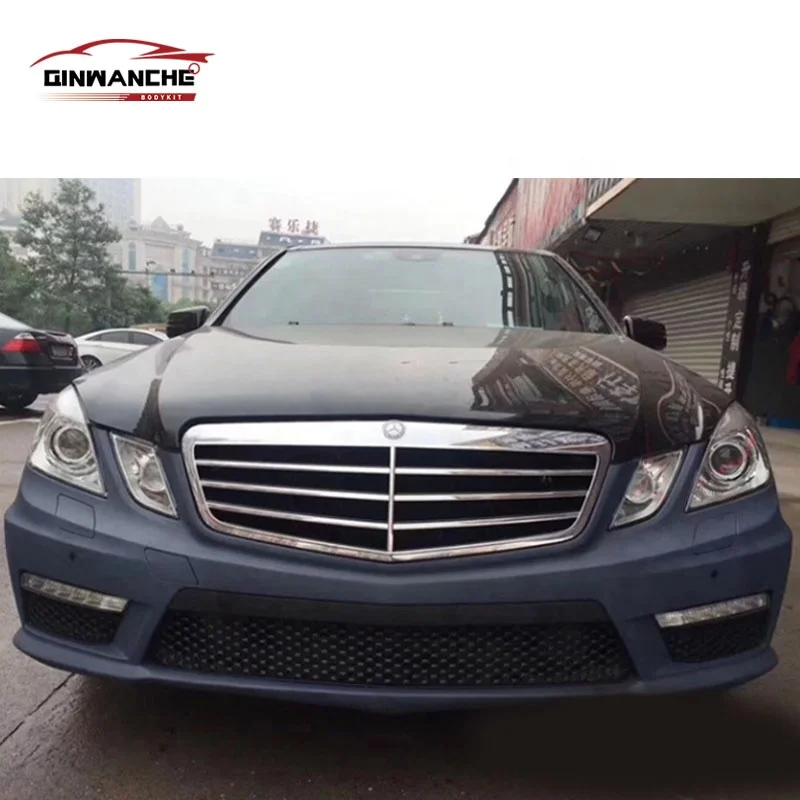 Hot selling E63 AMG Style Car bumpers Front bumper Rear bumper Side skirts With Fenders For Mercedes Benz E Class W212