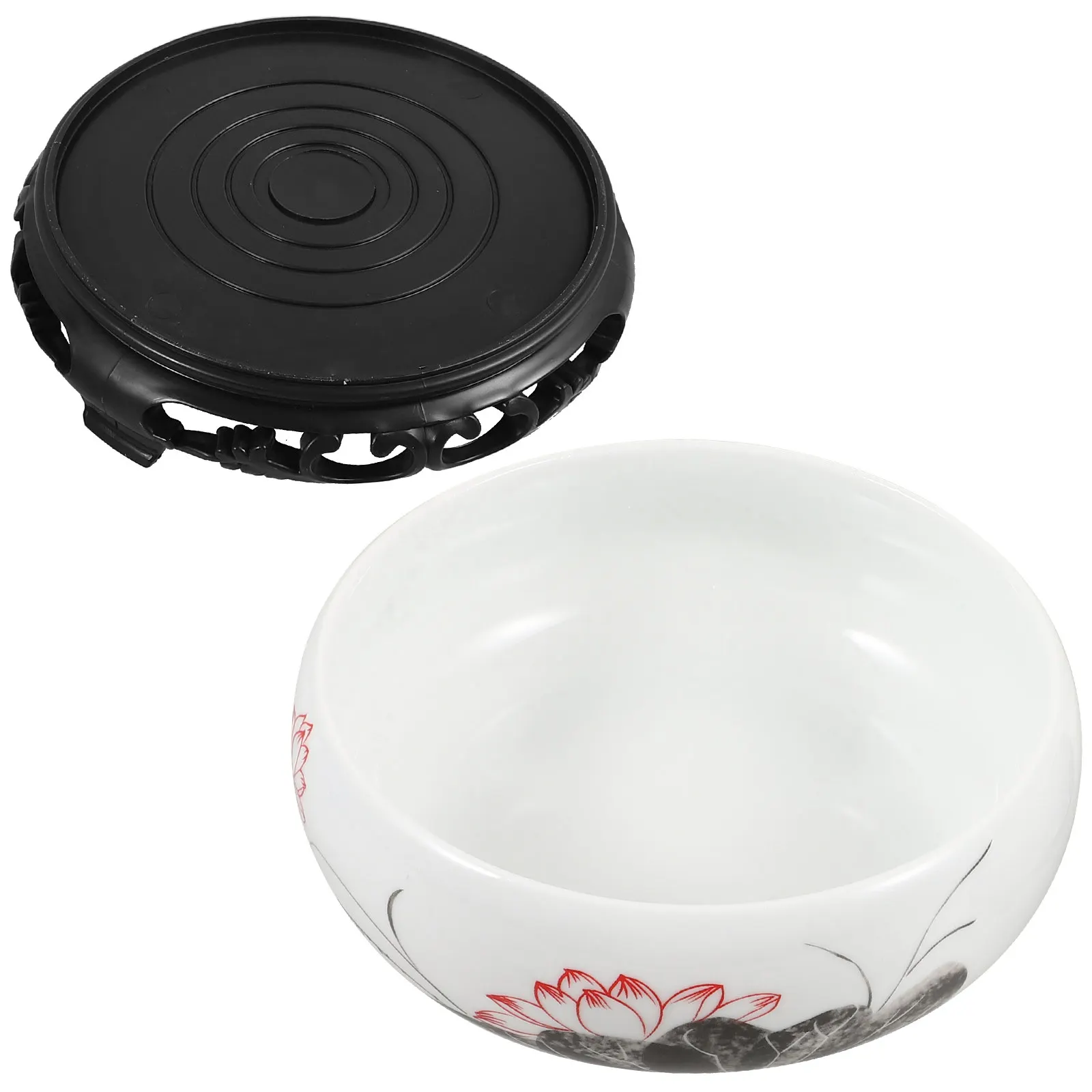 

Керамический цветочный горшок-кашпо для гидропоники, круглый дизайн, для водных растений, легко чистится, многоразовый, для декора дома и улицы, для гостиной